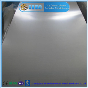 China Top Manufacturer Super Quality Molybdenum Sheet with Purity More Than 99.95%