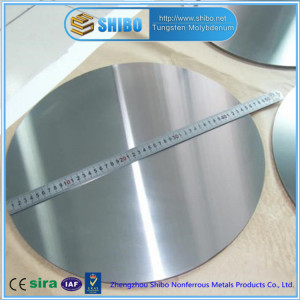 Superior Quality Molybdenum Disc (purity 99.95%) with Factory Price